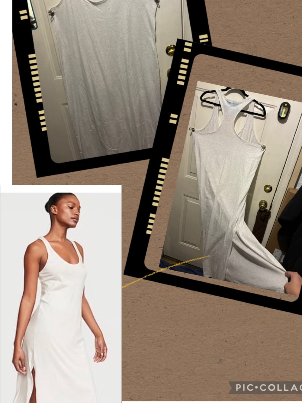 New w/Tags Victoria’s Secret White Thin Racerback Dress w/Side Slits XL/XXL $18